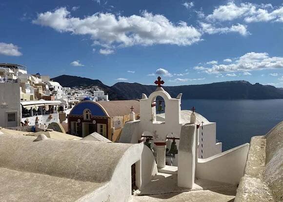 image depicting a beautiful view in Oia