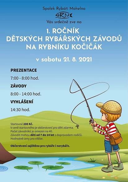 Dětské rybářské závody: Mohelno