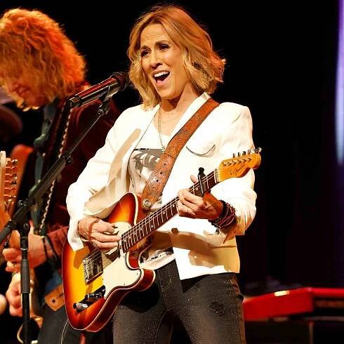 Sheryl Crow performs at the Franklin Theatre on March 23, 2024 in Franklin, Tennessee.