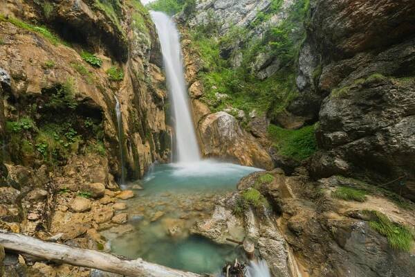 Tschaukofall, Tscheppaschlucht, Kärnten, Österreich *** Tschaukofall, Tscheppaschlucht, Carinthia, Austria