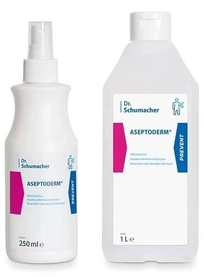 Dezinfekce před zákroky Aseptoderm - INSET: Med & Lab