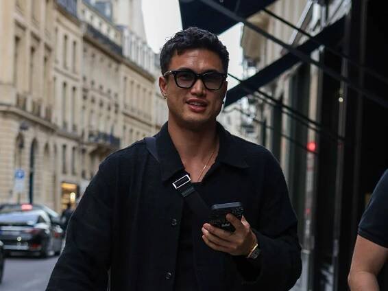 Charles Melton's off-duty Paris Fashion Week fit is still very Paris Fashion Week