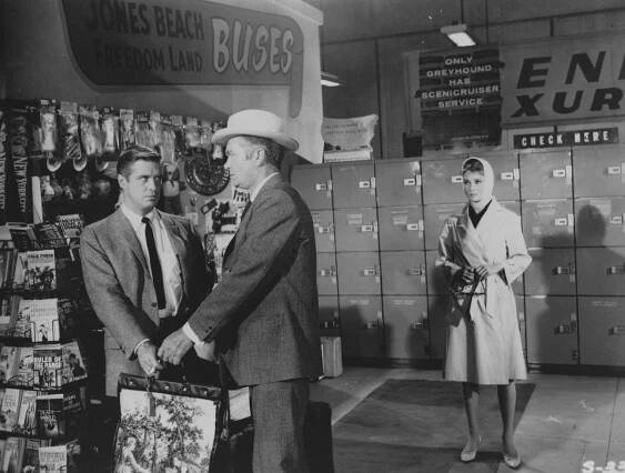 Raňajky u Tiffanyho - Z filmu - George Peppard, Buddy Ebsen, Audrey Hepburn