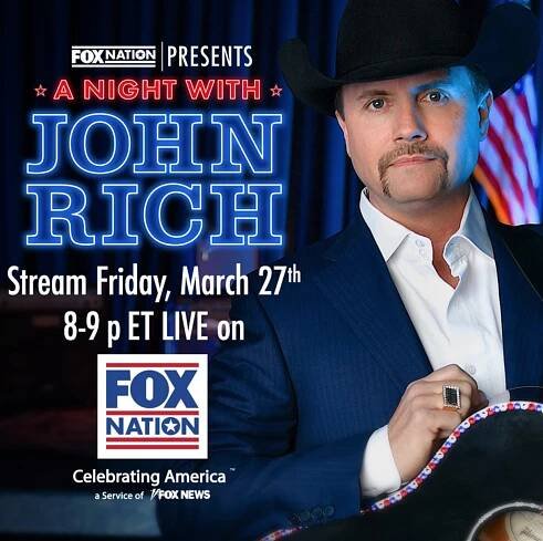 Fox Nation to Present "A Night with John Rich Live!"