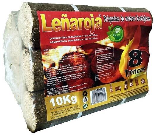 Leňaroja Palivová drevená briketa, pr. 75 mm