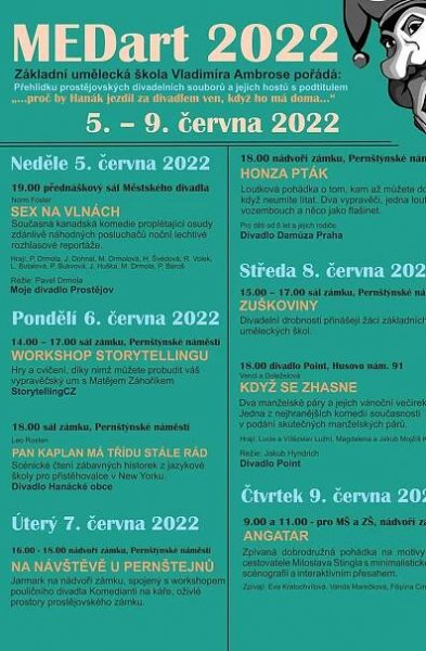 MEDart zahájí program sexem - Prostějovský Večerník