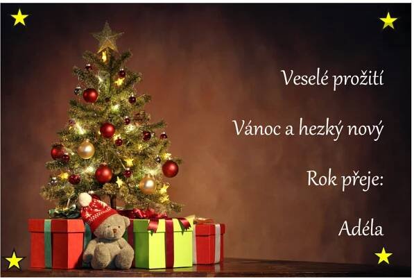 Naše vánoční přáníčka | ZŠ Mosty