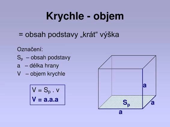 PPT - Krychle PowerPoint Presentation, free download - ID:6699741