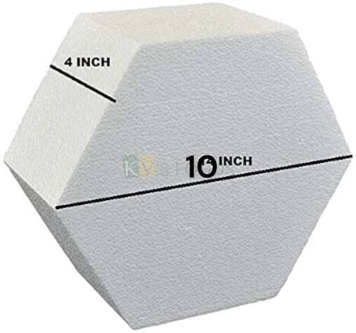 Styrofoam Hexagon Cake Dummy for wedding Cakes (10x4), Fake Cake Structure