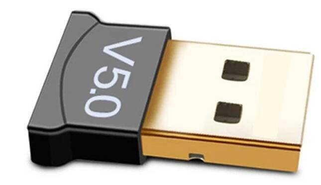 5.0 Bluetooth adaptér Vysílač USB Bluetooth Audio Receiver Podporuje Win8/10 Driver-Free