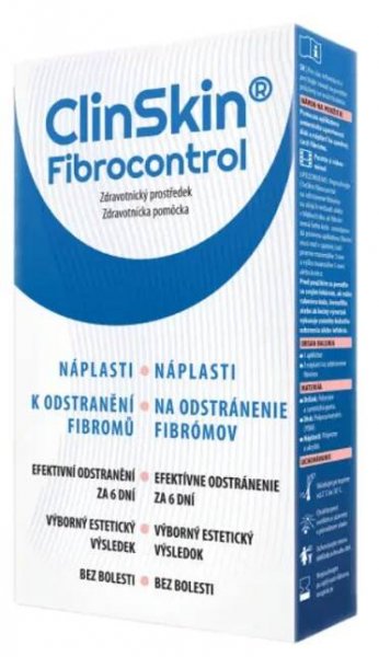 ClinSkin Fibrocontrol náplasti k odstranění fibromů 3ks | Alphega.cz