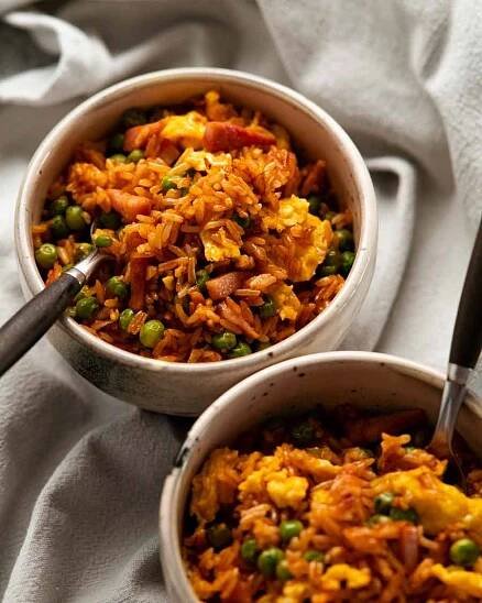Red Vietnamese Fried Rice