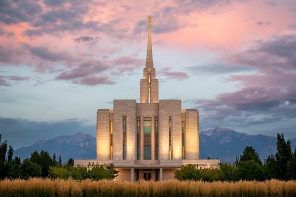 Eternal Elevations - Fine Art Photography - Oquirrh Mountain Utah Temple