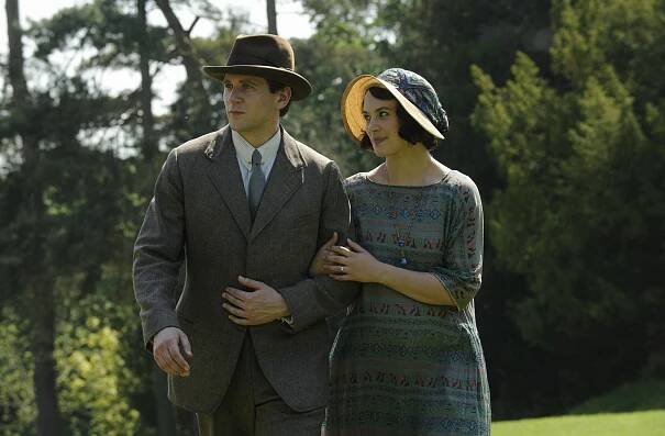 Panství Downton - Epizoda 3 - Z filmu - Allen Leech, Jessica Brown Findlay