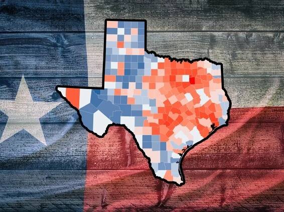 Texas: Map Reveals Counties Where Population Is Surging