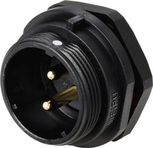 Weipu SP2112 / P 2 kulatý faston, 1 ks