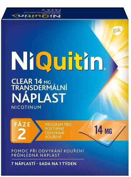 NiQuitin Clear 14mg drm.emp.tdr.7x14mg