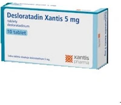 DESLORATADIN XANTIS POR 5MG TBL NOB 10