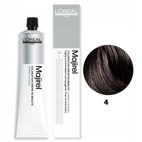 LOREAL MAJIREL 4 BARVA V KRÉMU NA VLASY PERMANENTNÍ BARVENÍ ŠEDIVÁ 50 ML EAN (GTIN) 3474634003213