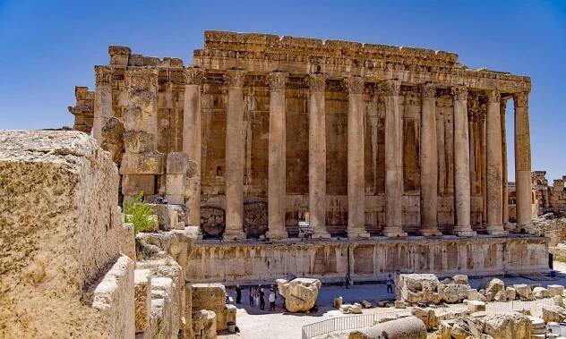 Libanon Baalbek Tempel Bacchus