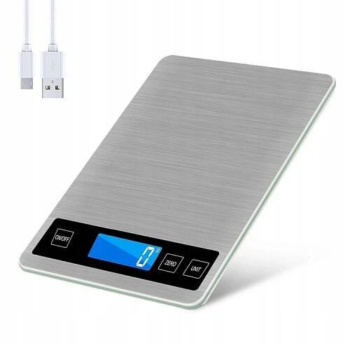 Kuchyňská váha digitální 1 g-15 kg LED Vodotěsná potravinová stupnice