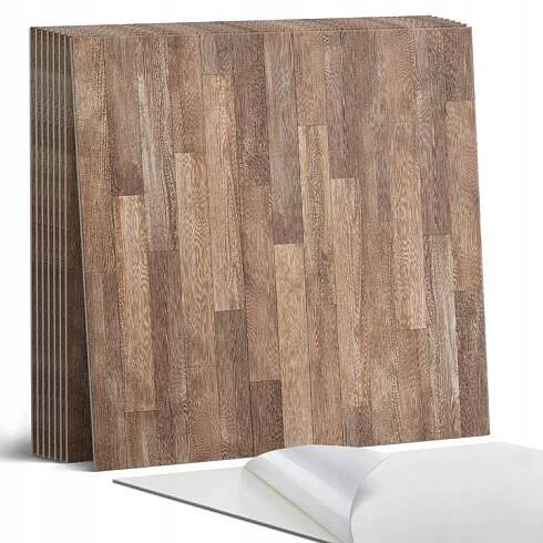 Balíček vinylových podlahových dlaždic Vzor napodobující prkna 9 x 30 x 30 cm