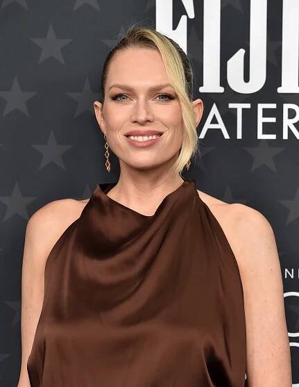 Erin Foster at the 30th Annual Critics Choice Awards held at The Barker Hangar on February 7, 2025 in Santa Monica, California.