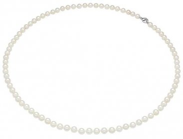 Náhrdelník s bílými perlami Perldesse Muschel, ⌀ 0,6 x délka 60 cm