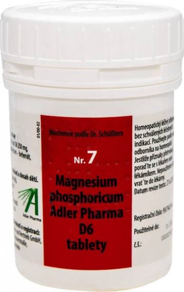 Adler Pharma Nr.7 Magnesium phosphoricum D6 400 tablet
