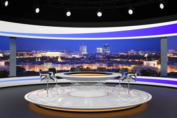 Vizualizace nového zpravodajského studia TV Nova | foto: TV Nova