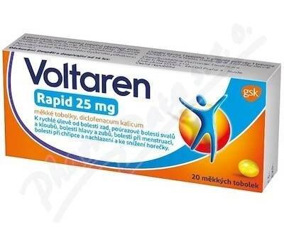Voltaren Rapid 25mg cps.mol.20 I