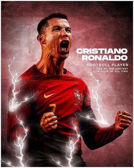 poster Graphic Designer game Ronaldo sports football Sports Design photoshop design Social media post
