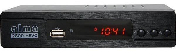 Set-top box ALMA 2800 SE, DVB-T2 H.265 (HEVC) černý - zánovní - 24...