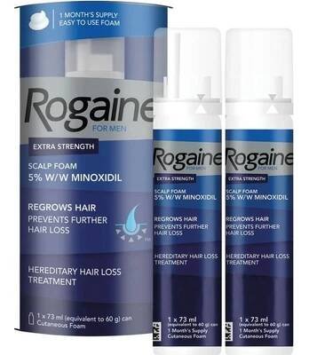 Rogaine pěna pro muže Minoxidil 5% 2 x 60 ml