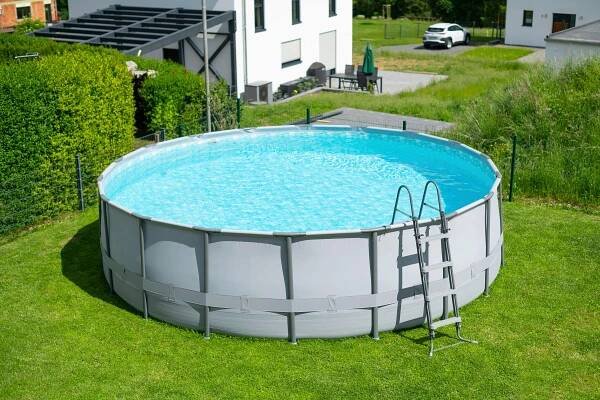 POOL PGP4001852B-AN 549/132 cm  - Anthrazit, KONVENTIONELL, Kunststoff (549/132cm)