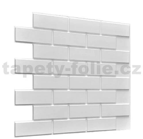 Obkladové panely 3D PVC 11072, cena za kus, rozměr 595 x 595 mm, BELOTTA 3D, IMPOL TRADE