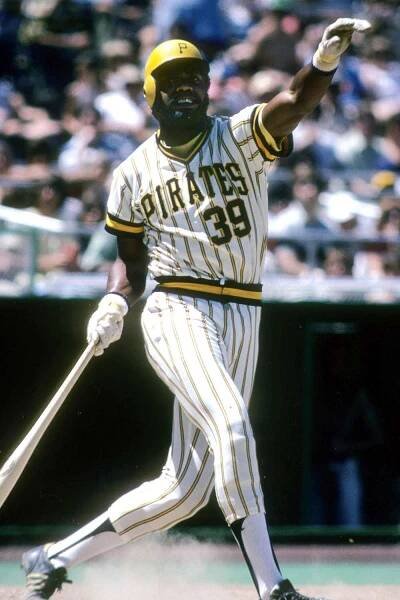 CIRCA 1970's: Outfielder Dave Parker #39 of the Pittsburgh Pirates swings and foul a pitch into the stand during a circa 1970's Major League Baseball game at Three River Stadium in Pittsburgh, Pennsylvania.