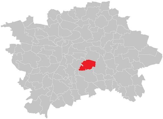 Záběhlice na mapě