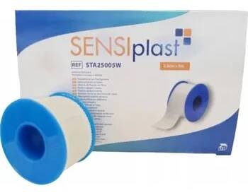 ZARYS International Group SENSIplast, fixační náplast z textilu na cívce, hypoalergenní, bílá, nesterilní Varianta: 2,5cm x 5m