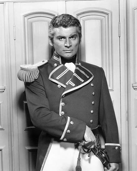 Jeff Chandler in Royal Guard Uniform Wallpaper