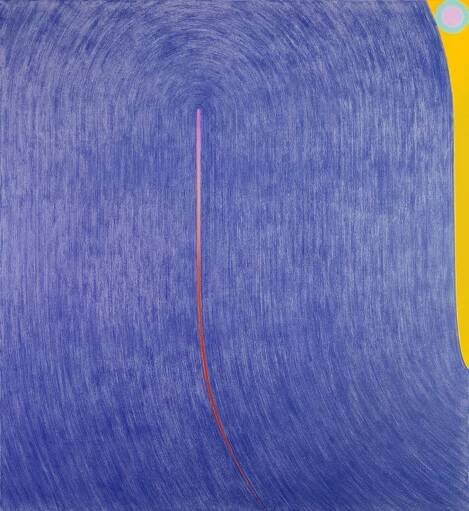 Osamu Kobayashi, Rocket, 2021, Oil on canvas, 72″ x 66″