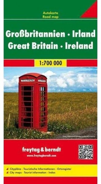 AK 0286 Velká Británie, Irsko 1:700 000 / automapa + mapa volného času