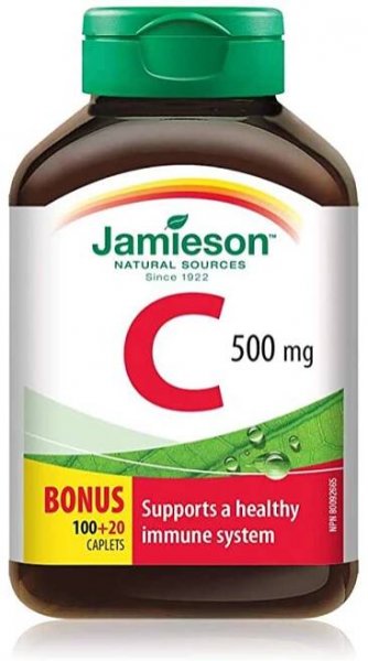 JAMIESON Vitamín C 500 mg, 100 + 20tbl