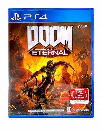 DOOM ETERNAL / PLAYSTATION 4 / IMPORT / ANGLICKÁ VERZE / HRA NA DISKU