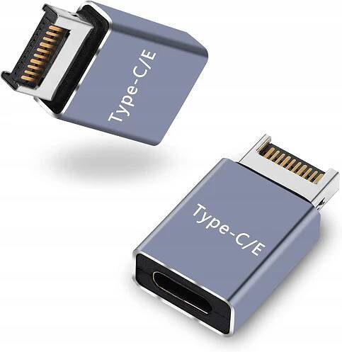 2X ADAPTÉR USB TYP E - USB TYP C K PC ZÁKLADNÍ DESKY