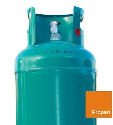 Propan 33 kg – Prodej, plnění a expresní rozvoz Praha pro firmy