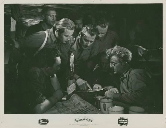 Sven Magnusson, Hasse Ekman, Edvin Adolphson, Rune Halvarsson - Až se rozední - Fotosky