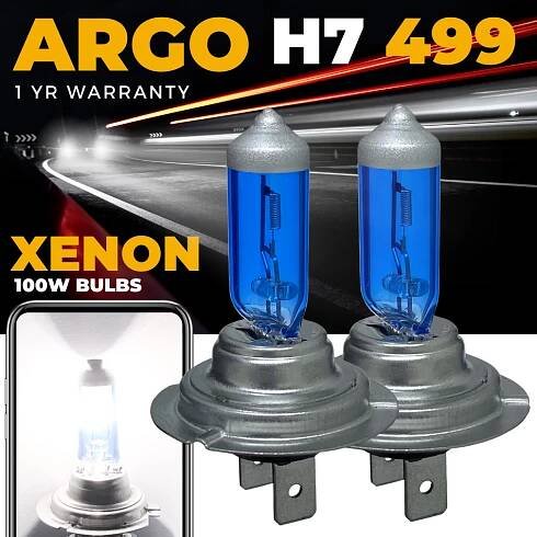 H7 Xenon White Headlight 100w Bulbs Super 8500k Lamp Light Effect Hid 12v Bulb