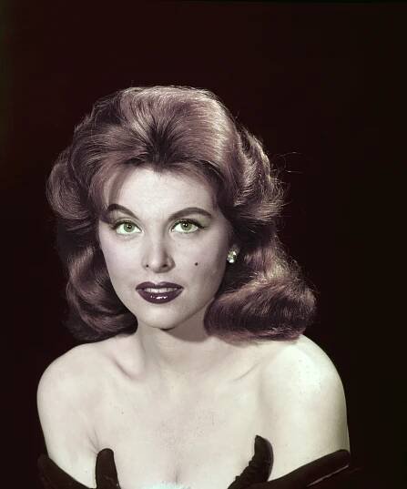 Studio portrait of actress Tina Louise, 1958.