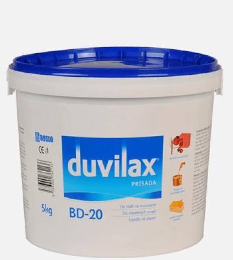 Duvilax BD-20 přísada Den Braven, kbelík 5 kg, bílá